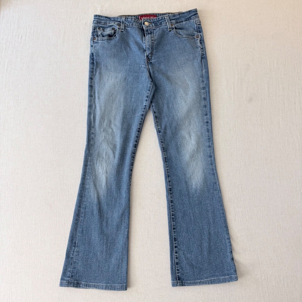Levi's 518 Superlow Stretch Boot Cut Jeans Juniors 11‎ Y2K Low Rise 31x28.5